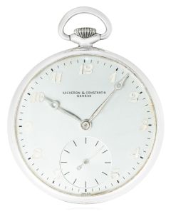 Vacheron & Constantin. A Very Rare Aluminium Presentation Pocket Watch C1953