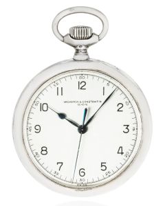 Vacheron & Constantin. A Rare Military Silver Deck Pocket Watch C1940s