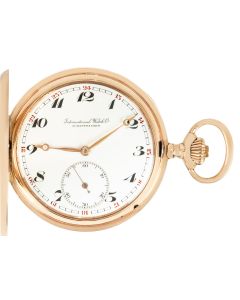 International Watch Co. A Rose Gold Full Hunter Pocket Watch C1900