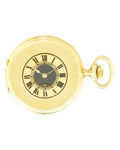 Eugene Le Coultre. A Gold Half Hunter Pocket Watch C1880