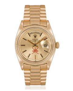 Rolex Very Rare Day-Date Vintage Yellow Gold Omani Dial 1803